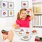 6PCS Flower Cross Stitch Kits for Beginners DIY Embroidery Kit for Kids Adults Christmas New Year Birthday Gift Needlepoint Patterns with 2 Embroidery Hoops Craft Supplies